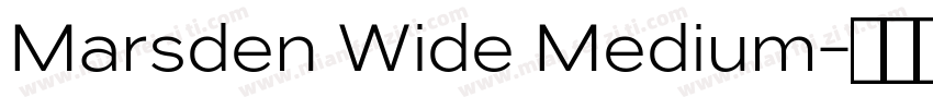 Marsden Wide Medium字体转换